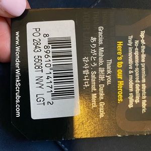 NWT WonderWink Flex Scrubs